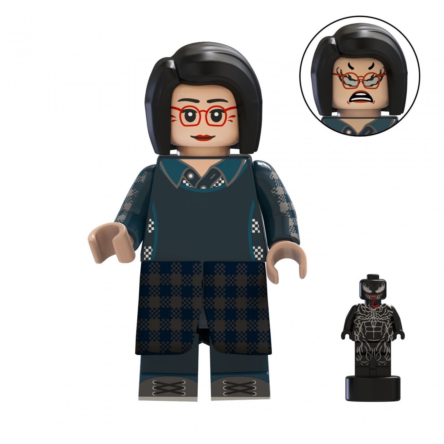 Mrs. Chen Minifigures Compatible Lego Venom Movie Minifigure