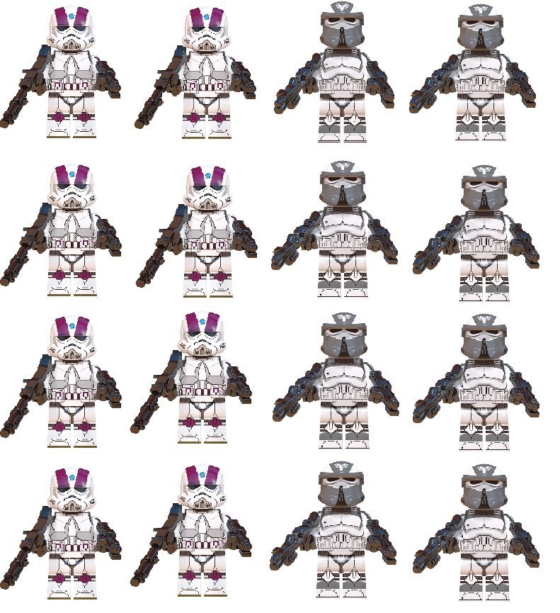16 Best Clone Engineer and Wolfpack AT-RT Driver Minifigures Compatibl
