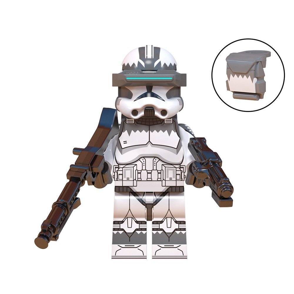 Wolfpack Sergeant Minifigures Compatible Lego Clone Trooper Minifigure