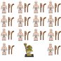 15pcs Egyptian Swirl Dart Pharaoh Minifigures Compatible Lego Ancient