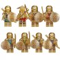 Gold Tiger Head Shield Ninjago Minifigures Compatible Lego 2023 Set