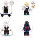 4 Best Gwen Stacy Miles Morales 2099 Minifigures Compatible Lego Spide