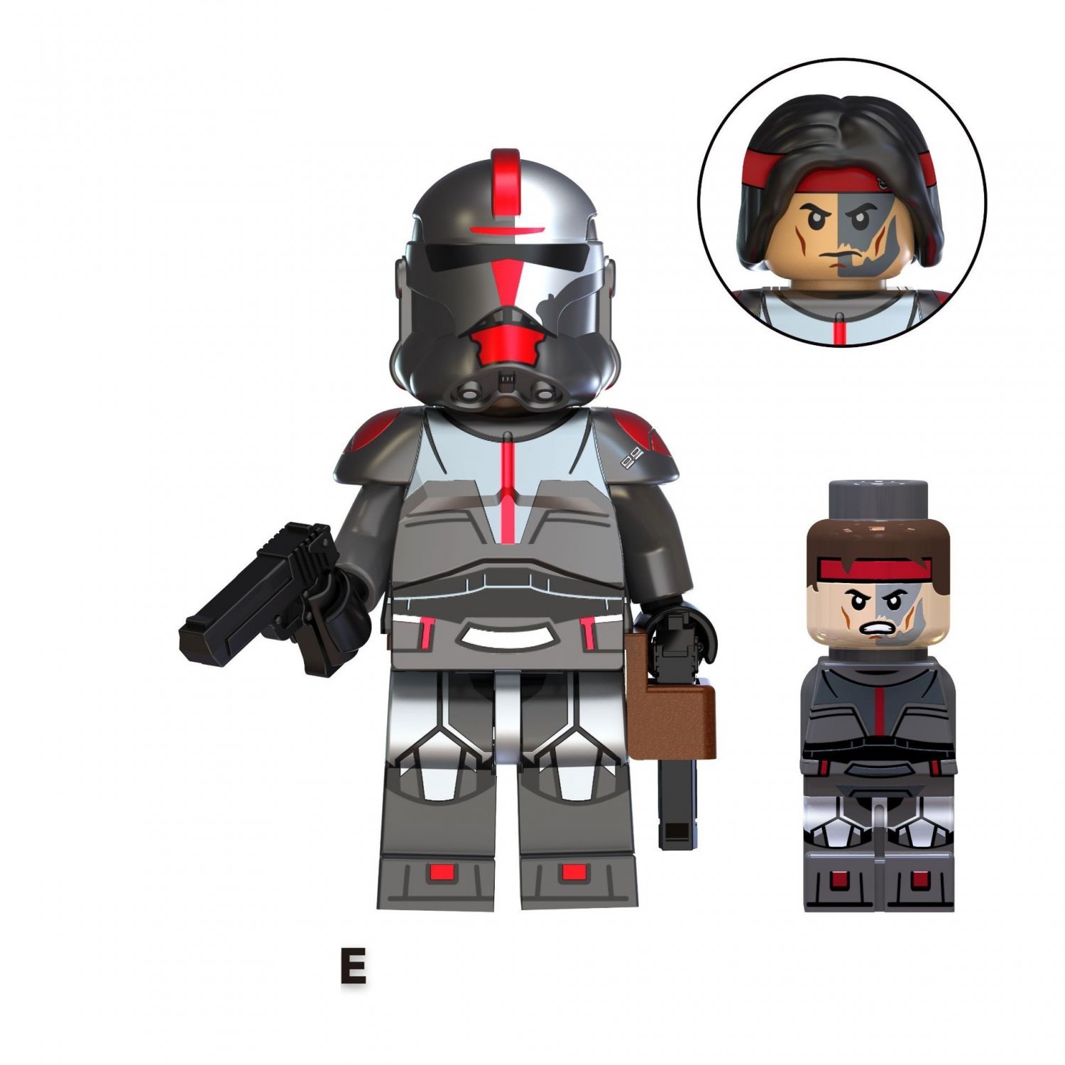 Hunter Clone Force 99 Minifigures Compatible Lego  The Bad Batch Minif