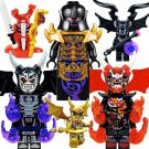Crystal King Garmadon Red Snake Monster Minifigures Compatible Lego Ni