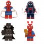 Spider-Ham Spider-man Noir Miles Morales 2099 Minifigures Compatible L