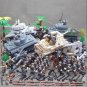 German army Tank Army Group Minifigures Compatible Lego WW2 Tank Set