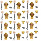 16 Best Imperial Fists Army Group Minifigures Compatible Lego Space Ma