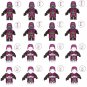 16pcs Heavy Nova Corps Marine Team Corps Minifigures Compatible Lego S