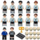 2023 Argentina national football team Minifigures Compatible Lego Foot