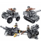 4in1 German Army Reconnaissance vehicle umble Bee artillery Minifigure