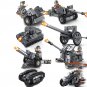 8in1 German Army howitzer Tank Minifigures Compatible Lego WW2 Mechani