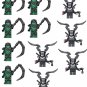 11pcs Morro Villain Omega Minifigures Compatible Lego Ninjago Set