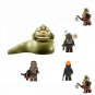 Jabba Chewbacca VS Boba Fett Fennec Shand Minifigures Compatible Lego
