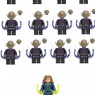 Skrull corps and Carol Danvers Captain M-arvel Minifigures Compatible
