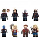 Star-Lord Rocket Raccoon Ravager Thor Minifigures Compatible Lego Guar