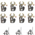 15pcs The Crusades Teutonic Knight Minifigures Compatible Lego Medieva