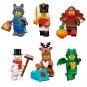 Minifigures Series 23 character Green Dragon Costume Snowman Wolf Cost