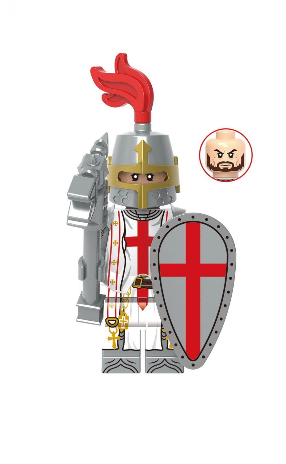 Battle priest Minifigures Compatible Lego The Crusaders Minifigure