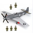 WW2 America Navy P-51 Fighter Soldier Minifigures Compatible Lego Figh