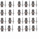 20pcs Royal Guard Knight Armor Minifigures Compatible Lego Medieval Kn