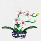 Orchid potted landscape building block Toy Compatible Lego Minifigures