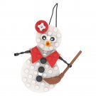 Christmas Snowman Pendant Minifigures Compatible Lego Toy