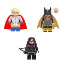 Power Girl Huntress Batgirl Minifigures Compatible Lego Superhero Movi