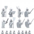 Petrified Medieval Knight Minifigures Compatible Lego Medieval Castle