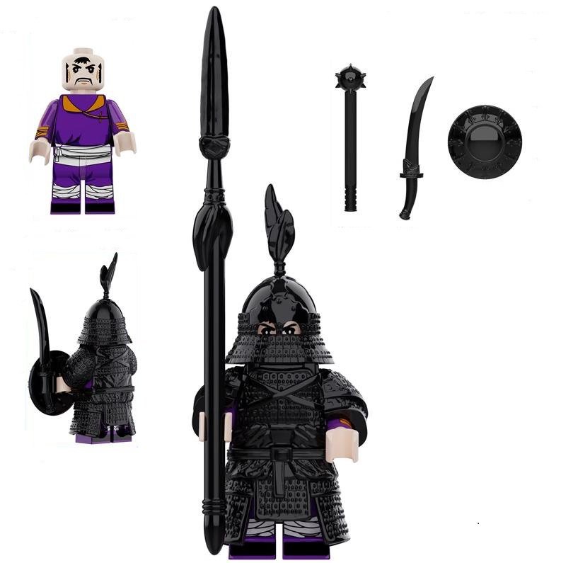 Heavy Armor Hun Minifigures Compatible Lego Medieval Knights Minifigur
