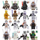 16pcs C-3PO 187 Legiog Clone Commander Ahsoka Minifigures Compatible L