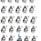 104th Battalion Wolfpack Squad Minifigures Compatible Lego Star Wars S