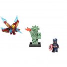 Iron Man Captain America Statue of liberty Minifigures Compatible Lego