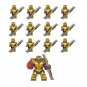 13pcs Gold Heavy Thanos Minifigures Compatible Lego Avengers Set