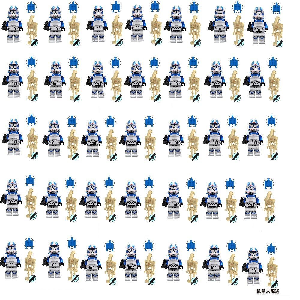 501st Legion Clone Jet Trooper Minifigures Compatible Lego Star Wars B