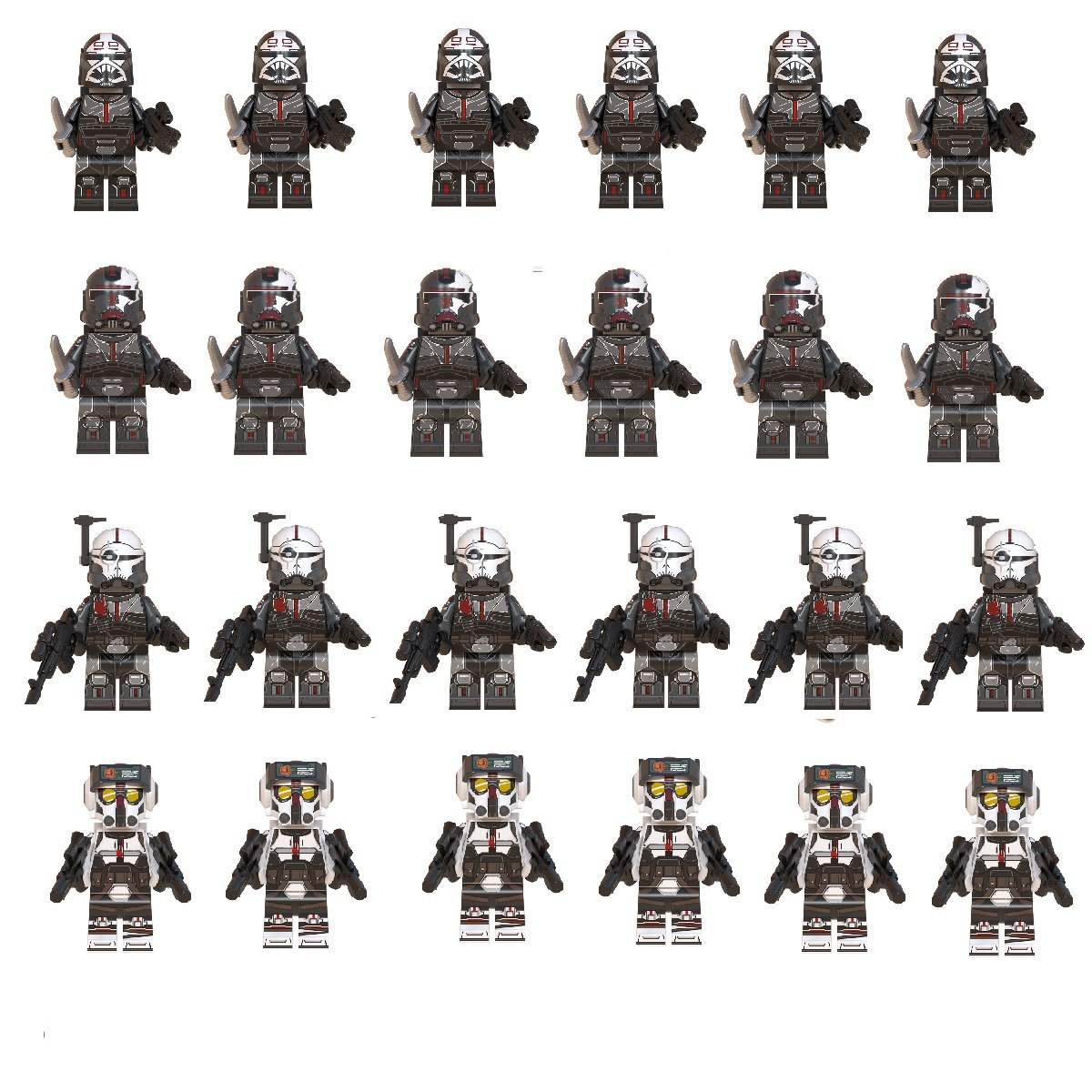 Star Wars The Bad Batch Season 2 Minifigures Compatible Lego TV 2023