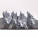 Elf Heavy Silver armour Guard Soldier Minifigures Compatible Lego Lord