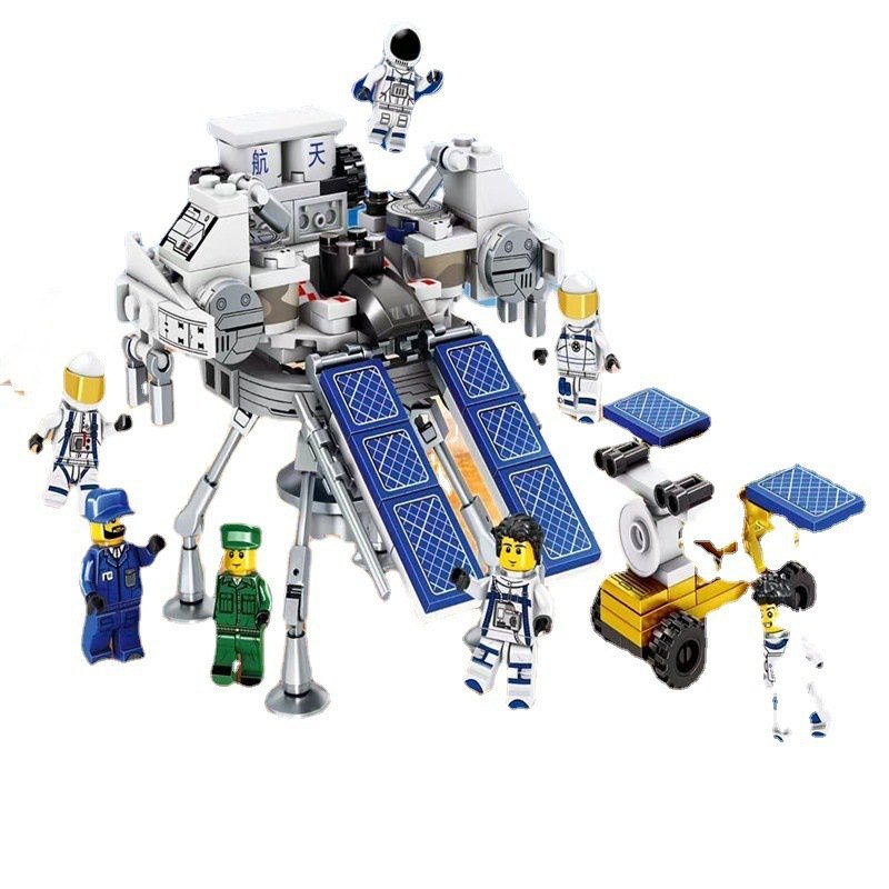 Space Exploration Team Minifigures Lego Compatible Space Travel Sets