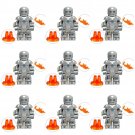 9pcs Heavy MK1 Iron Man Minifigures Lego Compatible Iron Man Set