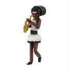 Saxophone woman Minifigures Lego Compatible Toy
