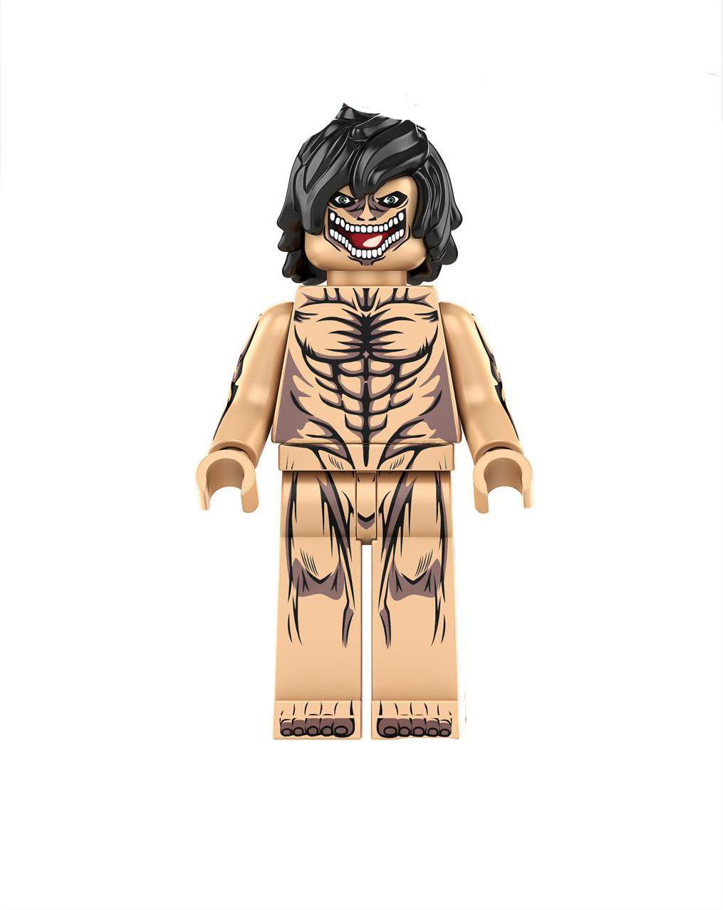 Attacking Giant Minifigures Lego Compatible Attack On Titan Minifigure