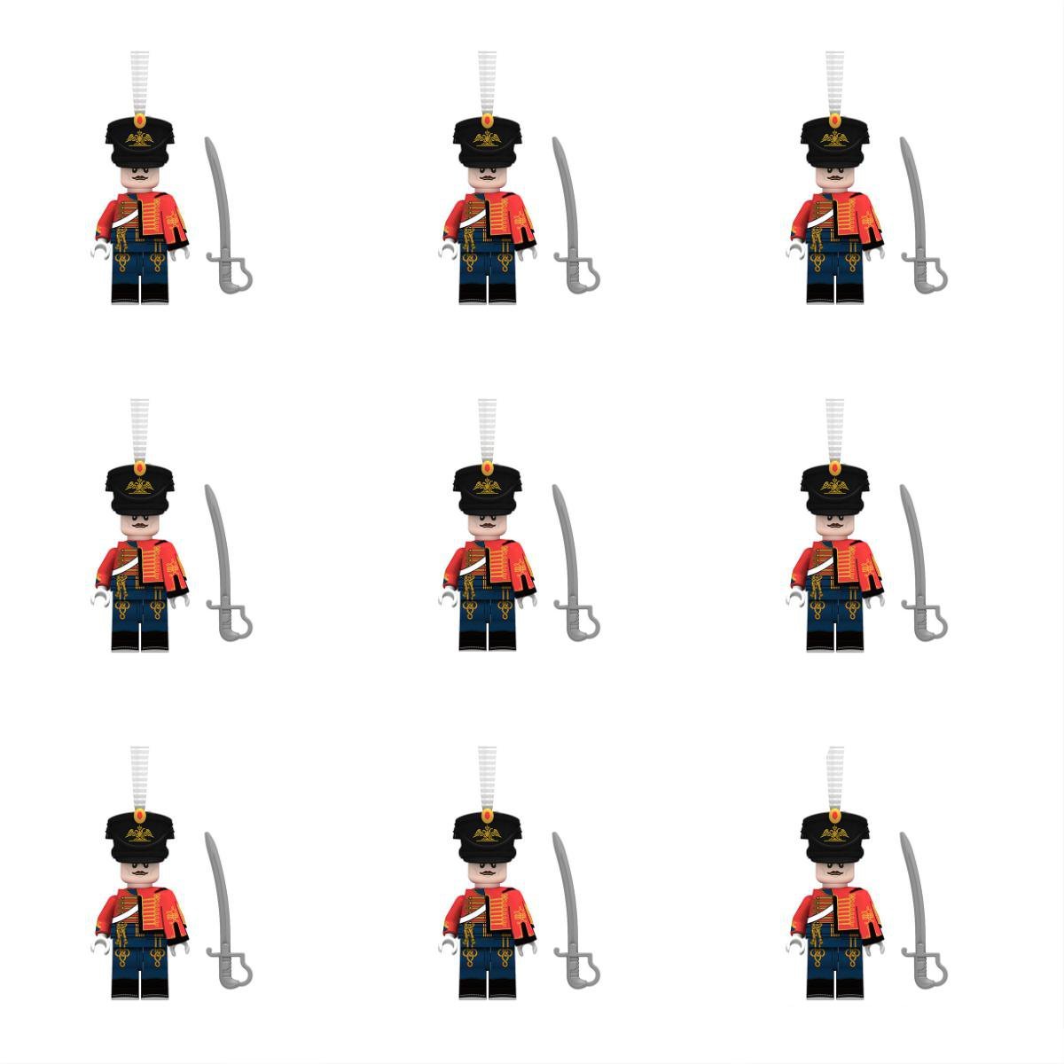 9pcs Russian Guard Hussar Minifigures Lego Compatible Napoleonic Wars