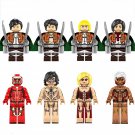 Lilwell Ackerman Eren Jaeger Female Giant Minifigures Lego Compatible