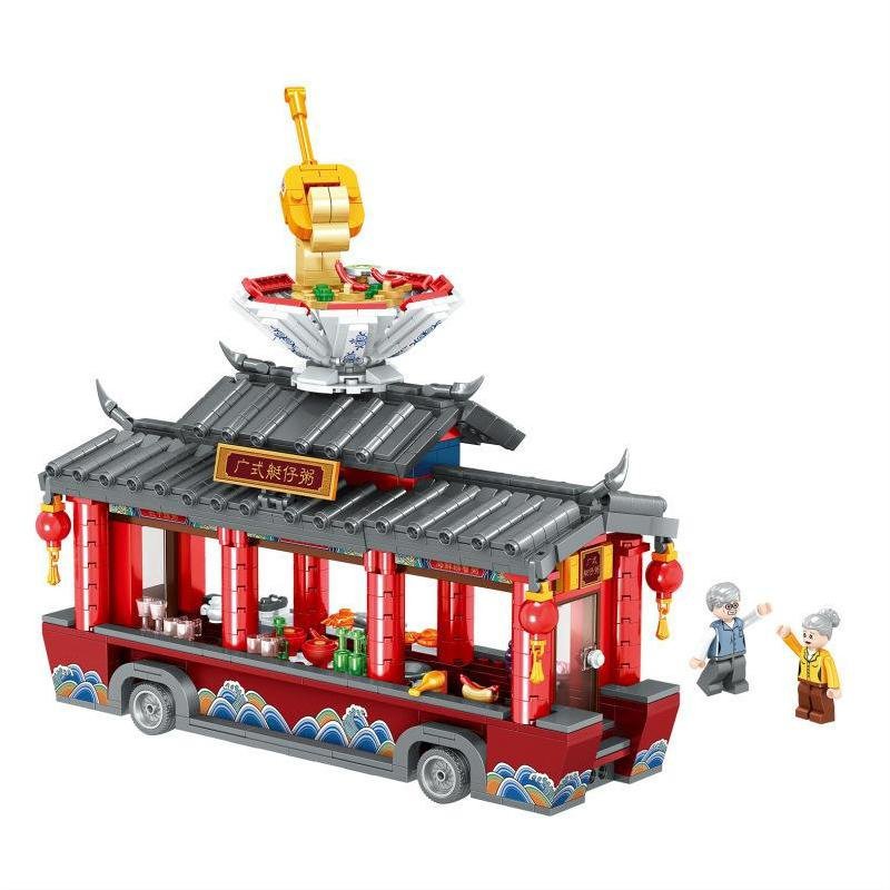 China Dining Room bus Minifigures Lego Compatible City 2023