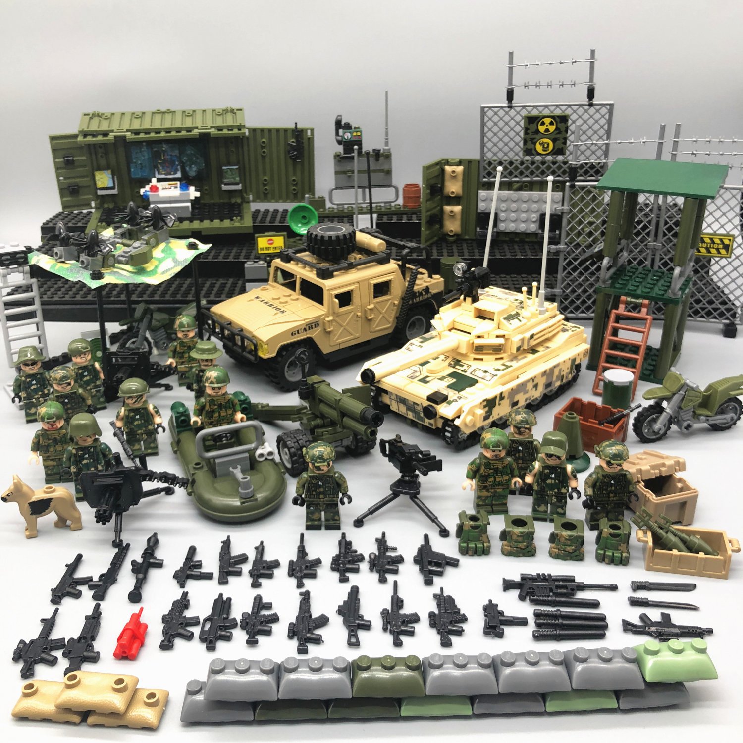 Camouflage American special forces Base Minifigures Lego Compatible Mo
