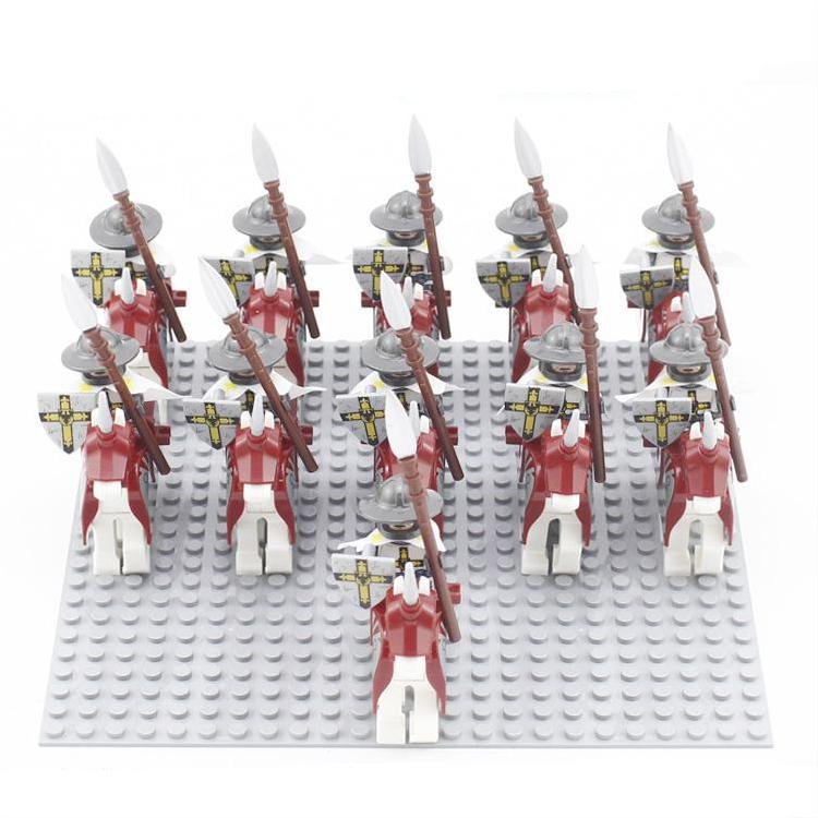 Templar Order Knights Templar Minifigures Lego Compatible Medieval Kni