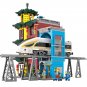Track Edifice Guting Station Minifigures Lego Compatible City Build Se