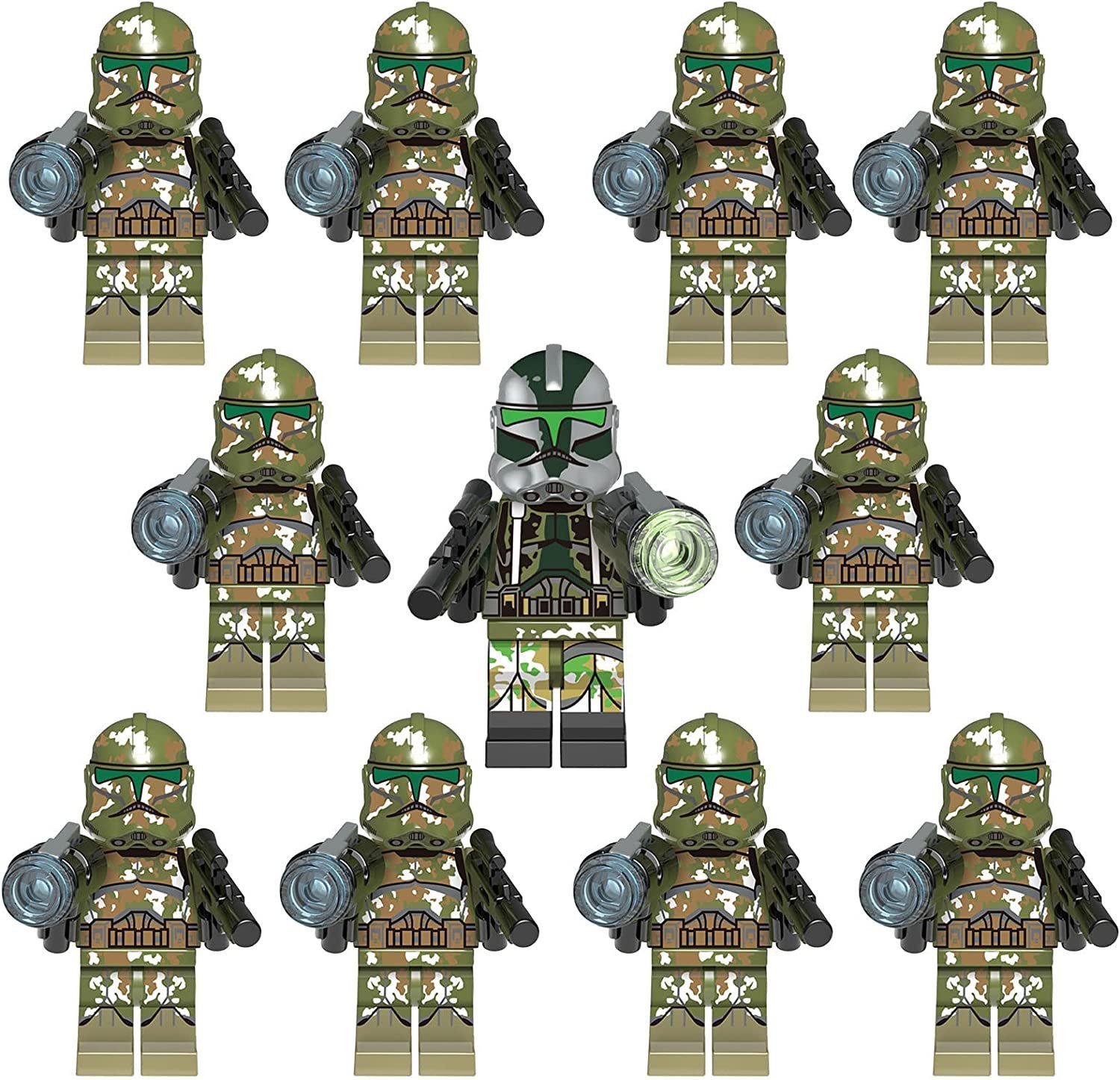 11pcs Commander Kashyyyk Commander Gree Minifigures Lgeo Compatible St