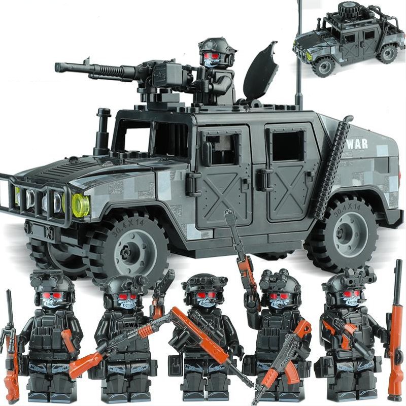 Heavy Ghost Team Specia Force Minifigures Lego Compatible Modern Milit