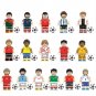 16pcs Qatar World Cup Football Country Players Minifigures Lego Compat