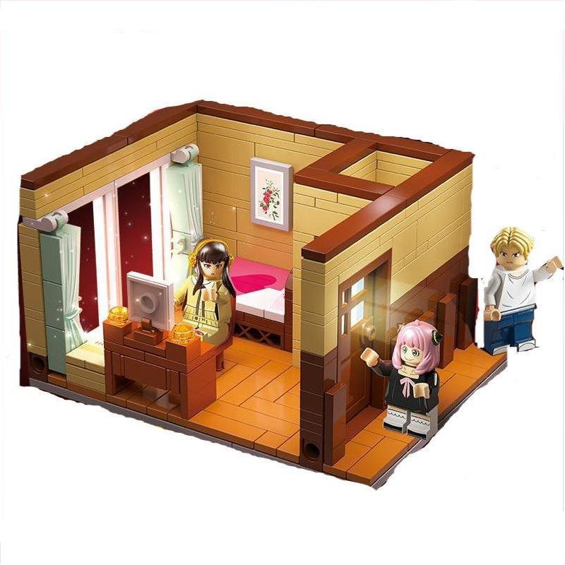 Yor Forger Room Minifigures Lego Compatible SPY&Atilde;&acirc;��FAMILY 2 Sets